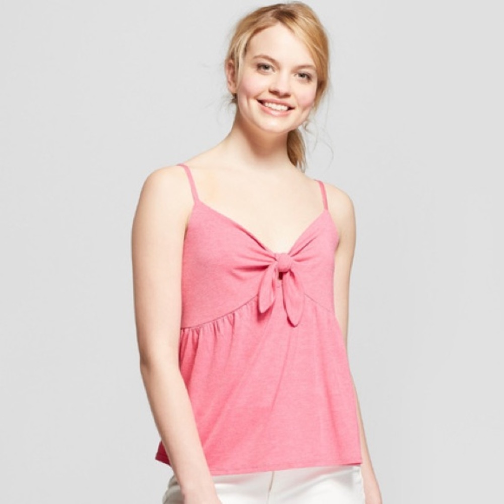 MOSSIMO NWT Pink Strappy Babydoll top